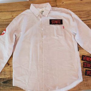 RSVLTS Ghostbusters long sleeve collared shirt mens size XL - Who Ya Gonna Call